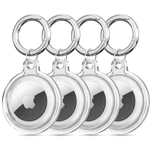 Brelok TECH-PROTECT Icon Apple AirTag Przezroczysty (4 szt.)