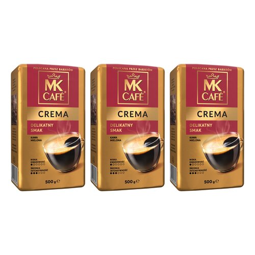 Kawa mielona MK CAFE Crema 3 x 0.5 kg