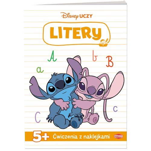 Książka z zadaniami Disney Uczy Stitch Litery (miękka okładka)