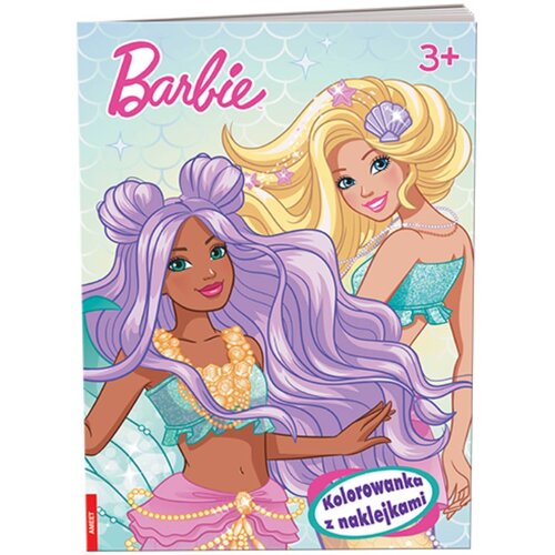 Kolorowanka Barbie Dreamtopia z naklejkami NA-1404 (miękka okładka)