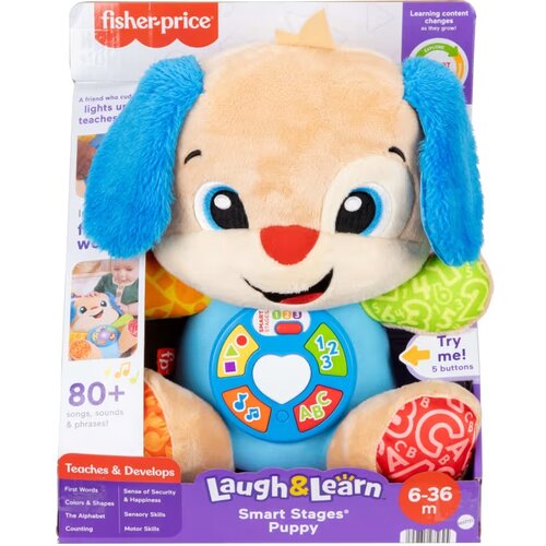 Zabawka edukacyjna FISHER PRICE Ucz się i śmiej! Szczeniaczek Uczniaczek JFD27
