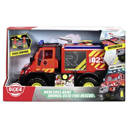 Samochód DICKIE SOS Mercedes-Benz Unimog U530 Wóz strażacki 203719033