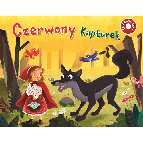 Książka Rozkładanki Czerwony Kapturek Jul Łyskawa (twarda okładka)