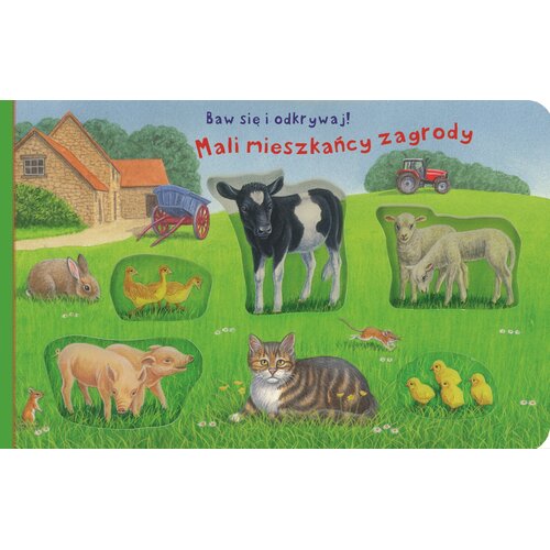 Książka Baw się i odkrywaj! Mali mieszkańcy zagrody Bob Bampton (twarda okładka)