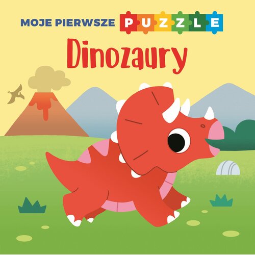 Książka Moje pierwsze puzzle Dinozaury (twarda okładka)
