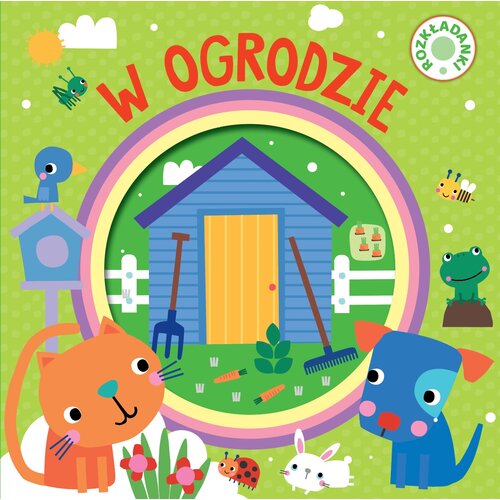 Książka Rozkładanki W ogrodzie Monika Tomaszewska (twarda okładka)