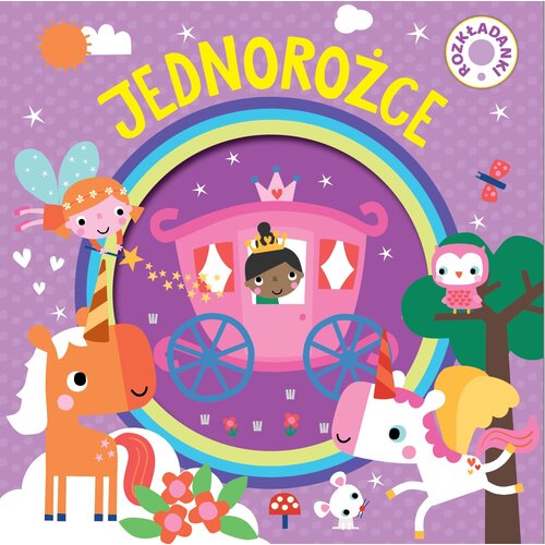 Książka Rozkładanki Jednorożce Monika Tomaszewska (twarda okładka)