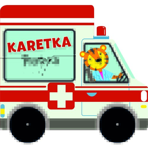 Książka na kołkach Karetka Piotrka (twarda okładka)