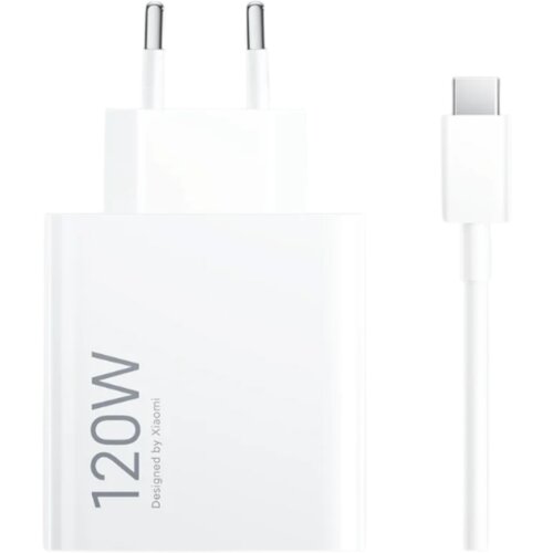 Ładowarka sieciowa XIAOMI Hypercharge Combo 120W Biały + kabel USB - USB-C