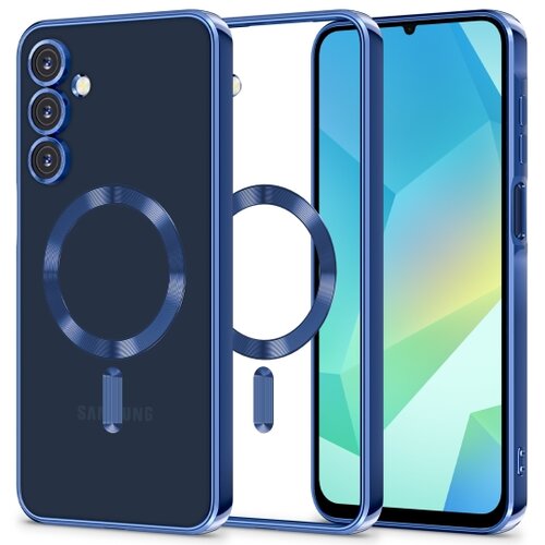 Etui TECH-PROTECT Magflex MagSafe do Samsung Galaxy A16 4G/5G Przezroczysto-niebieski