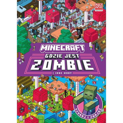 Książka Minecraft Gdzie jest zombie i inne moby (twarda okładka)