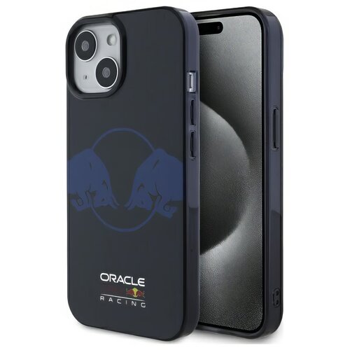 Etui RED BULL IML Two Bulls MagSafe do Apple iPhone 15 Granatowy
