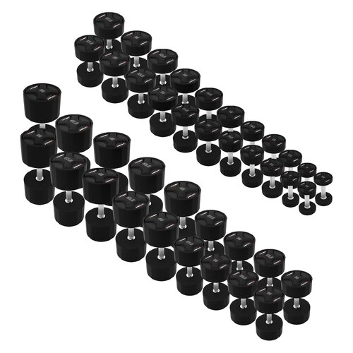 Zestaw hantli HMS HPC Set 17-66-223 (2x2.5/5/7.5/10/12.5/15/17.5/20/22.5/25/27.5/30/32.5/35/37.5/40/42.5/45/47.5/50 kg)