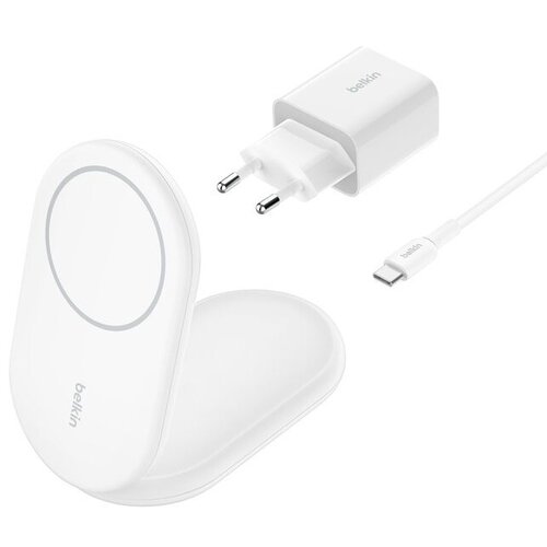 Ładowarka indukcyjna BELKIN BoostCharge WIB007VFWH Qi2 15W Biały