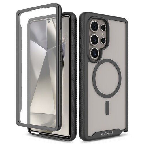 Etui TECH-PROTECT Defense MagSafe do Samsung Galaxy S25 Ultra Czarny