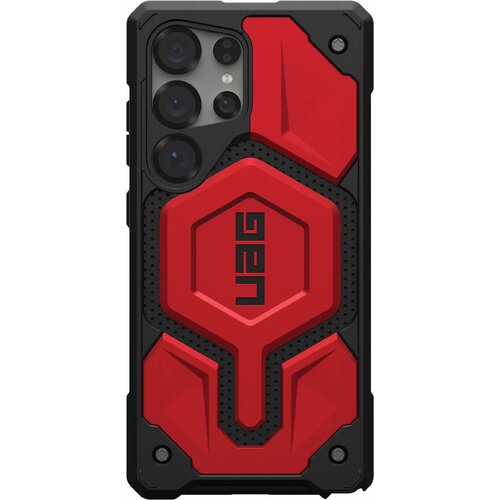 Etui UAG Monarch Pro do Samsung Galaxy S25 Ultra Czarno-czerwony