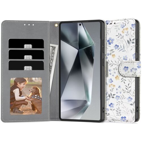 Etui TECH-PROTECT Wallet do Samsung Galaxy S25 Wielokolorowy
