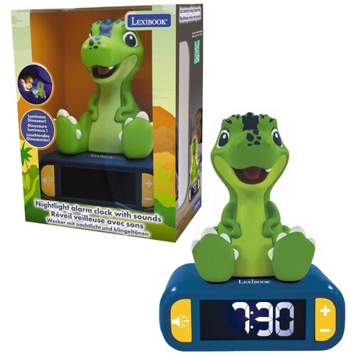 Zabawka budzik z lampką nocną LEXIBOOK Dinosaur RL800DINO