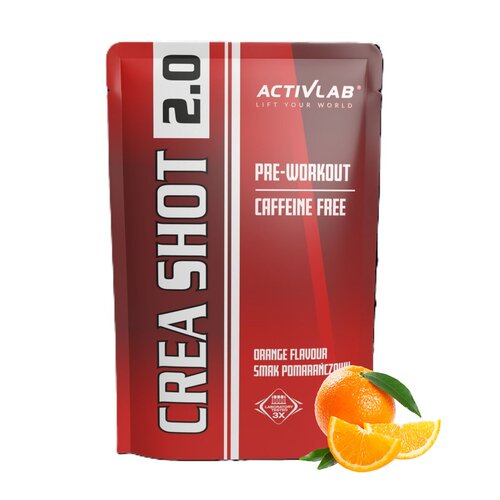 Przedtreningówka ACTIVLAB Crea Shot 2.0 Pomarańczowy (20 g)