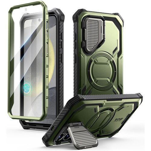 Etui SUPCASE IBLSN ArmorBox Magsafe do Samsung Galaxy S25 Zielony