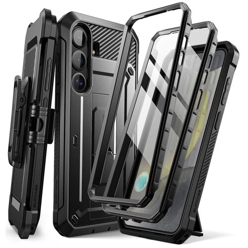 Etui SUPCASE Unicorn Beetle Pro 2-Set do Samsung Galaxy S25+ Plus Czarny
