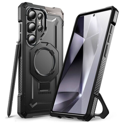 Etui SUPCASE UB Grip Mag Magsafe do Samsung Galaxy S25 Ultra Czarny