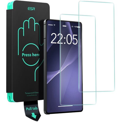 Szkło hartowane ESR Tempered Glass do Samsung Galaxy S25 Ultra Przezroczysty (2 szt.)