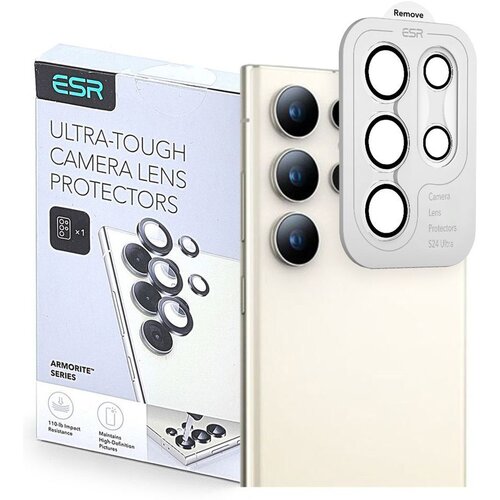 Nakładka na obiektyw ESR Armorite Camera Protector do Samsung Galaxy S25 Ultra Przezroczysty