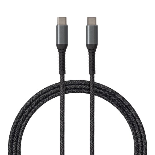 Kabel USB-C - USB-C QUALO Recycling QC-CC-01 1 m Czarny