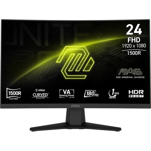 Monitor MSI MAG 244C 23.6" 1920x1080px 180Hz 1 ms [MPRT] Curved