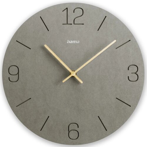 Zegar HAMA Crete 30 cm Szary