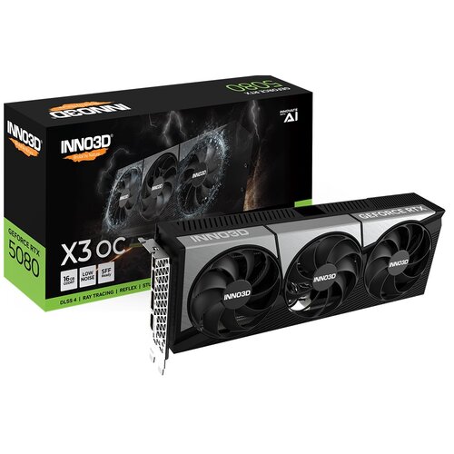 Karta graficzna INNO3D GeForce RTX 5080 X3 OC 16GB DLSS 4