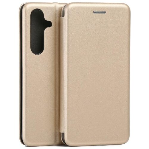 Etui BELINE Book Magnetic do Samsung Galaxy S25 Złoty