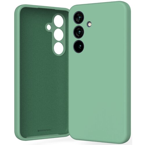 Etui MERCURY Silicone do Samsung Galaxy S25+ Zielony