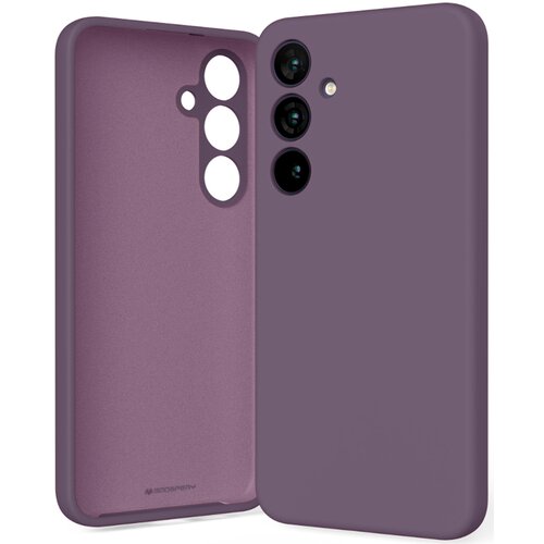 Etui MERCURY Silicone do Samsung Galaxy S25+ Fioletowy