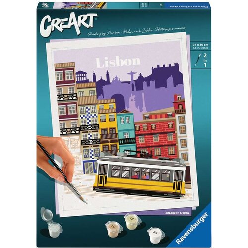 Malowanie po numerach RAVENSBURGER CreArt Lizbona 25522