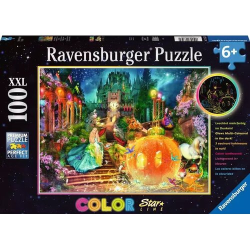 Puzzle RAVENSBURGER Color Star Line Taniec o północy 13357 (100 elementów)