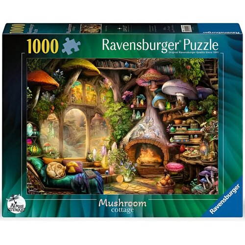Puzzle RAVENSBURGER Domek z grzybami 12001525 (1000 elementów)