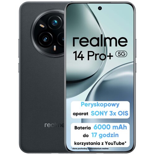 Smartfon REALME 14 Pro+ 5G 12/512GB 6.83" 120Hz Szary