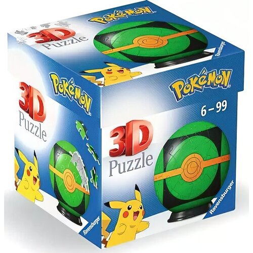 Puzzle 3D RAVENSBURGER Kula Pokémon Repeat Ball 11626 (54 elementy)