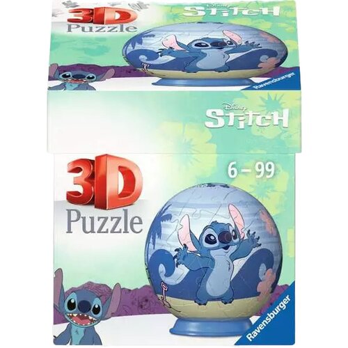 Puzzle 3D RAVENSBURGER Disney Stitch Kula 11597 (54 elementy)