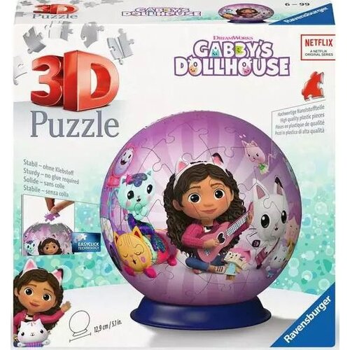Puzzle 3D RAVENSBURGER Kula Koci Domek Gabi 11594 (72 elementy)