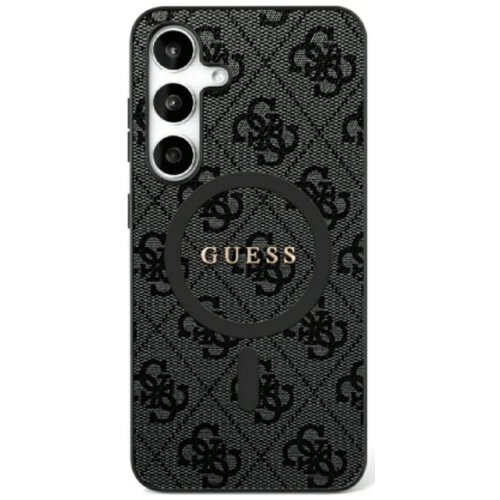 Etui GUESS Leather 4G Colored Ring Classic Logo MagSafe do Samsung Galaxy S25+ Czarny