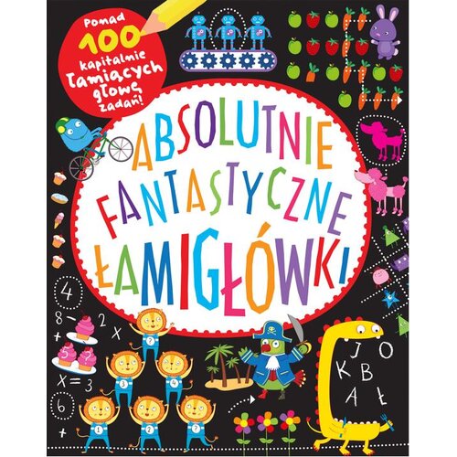 Książka z zadaniami Absolutnie fantastyczne łamigłówki William Potter (miękka okładka)