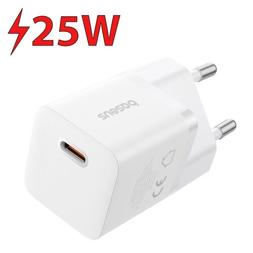 Ładowarka sieciowa BASEUS GaN5 Mini 25W Biały