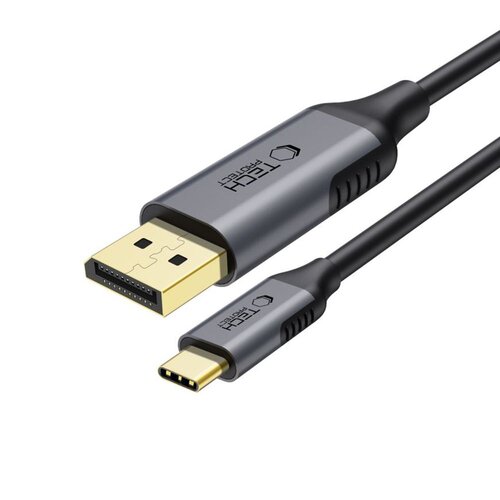 Kabel USB-C - DisplayPort TECH-PROTECT UltraBoost 8K 60Hz 1.8 m Czarny