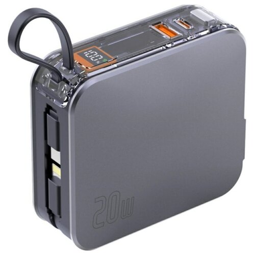 Powerbank 4SMARTS Lucid 3in1 Hybrid Charger 10000 mAh 20W Srebrny