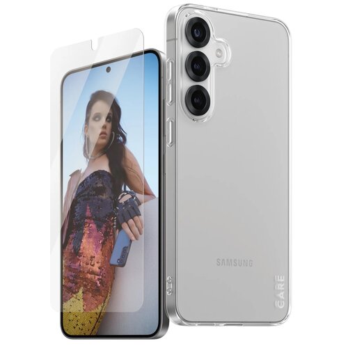 Etui PANZERGLASS Fashion 2w1 do Samsung Galaxy S25+ Przezroczysty + Szkło
