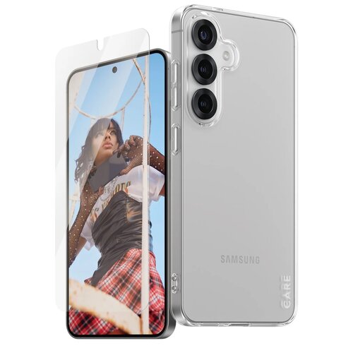 Etui PANZERGLASS Fashion 2w1 do Samsung Galaxy S25 Przezroczysty + Szkło