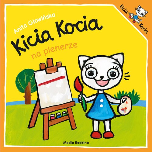 Książka Kicia Kocia na plenerze Anita Głowińska (miękka okładka)